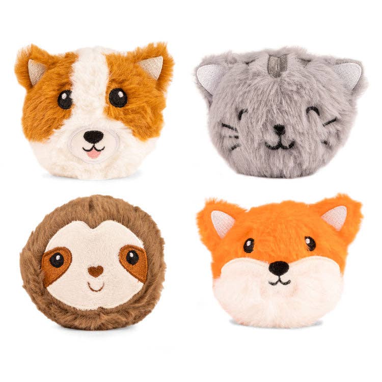 Kikkerland Design Inc - Wholesale Stress Relief Ball/Dough - Furry Friends Stress Balls1