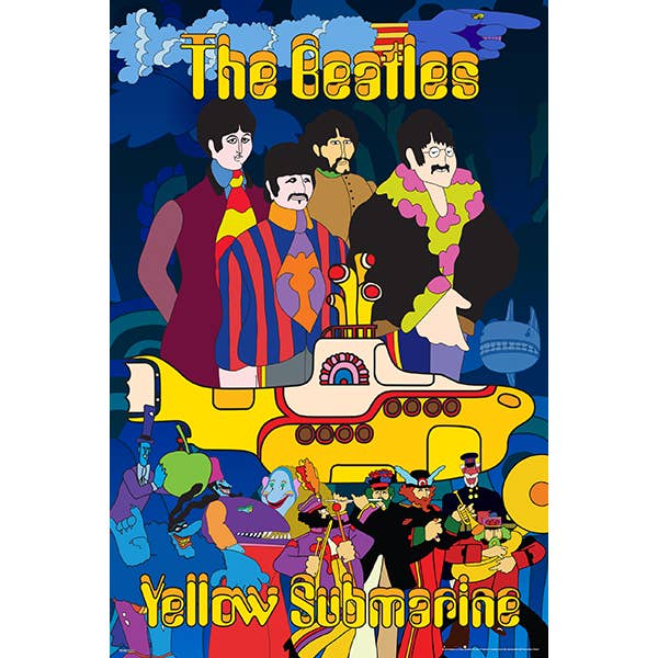 Pyramid America - Wholesale Poster - The Beatles - Yellow Submarine-Aquatic Poster