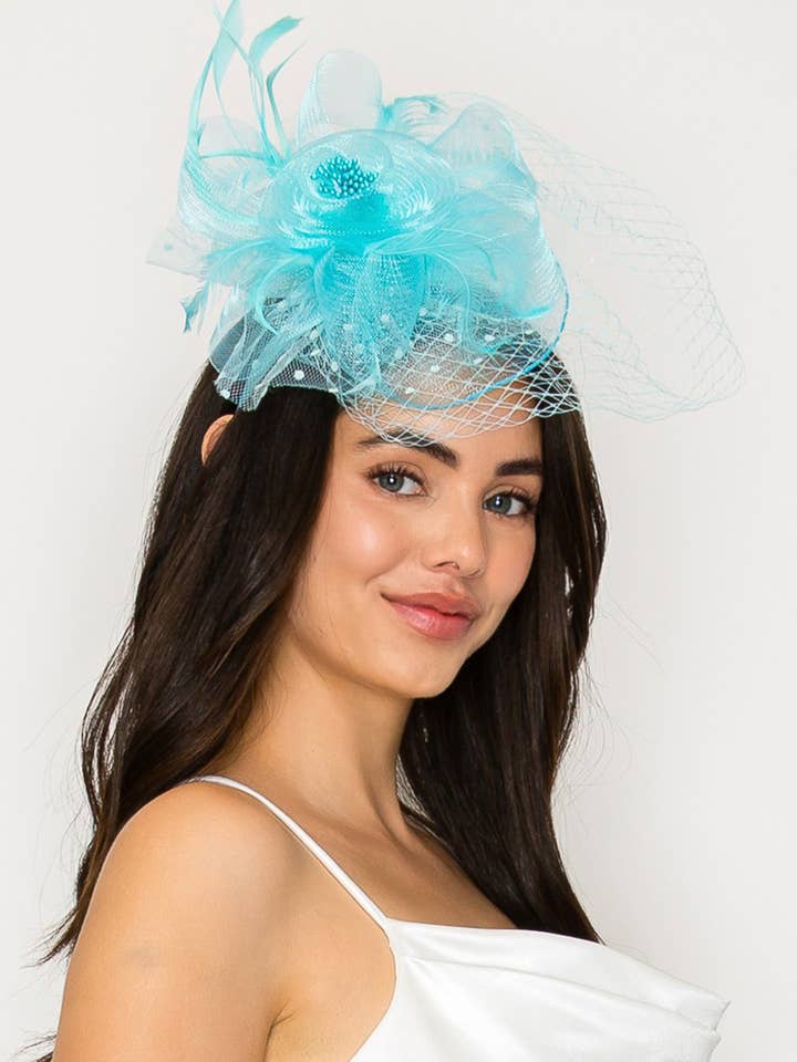 Boucle en organza floral avec nœud fascinateur pour la vente par anbfashion