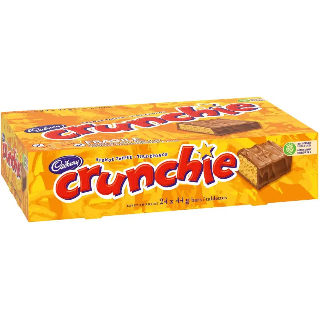 Echo Sales America - Wholesale Chocolate Bar - Cadbury Crunchie Chocolatey Candy Bars, 44 g - 24ct3