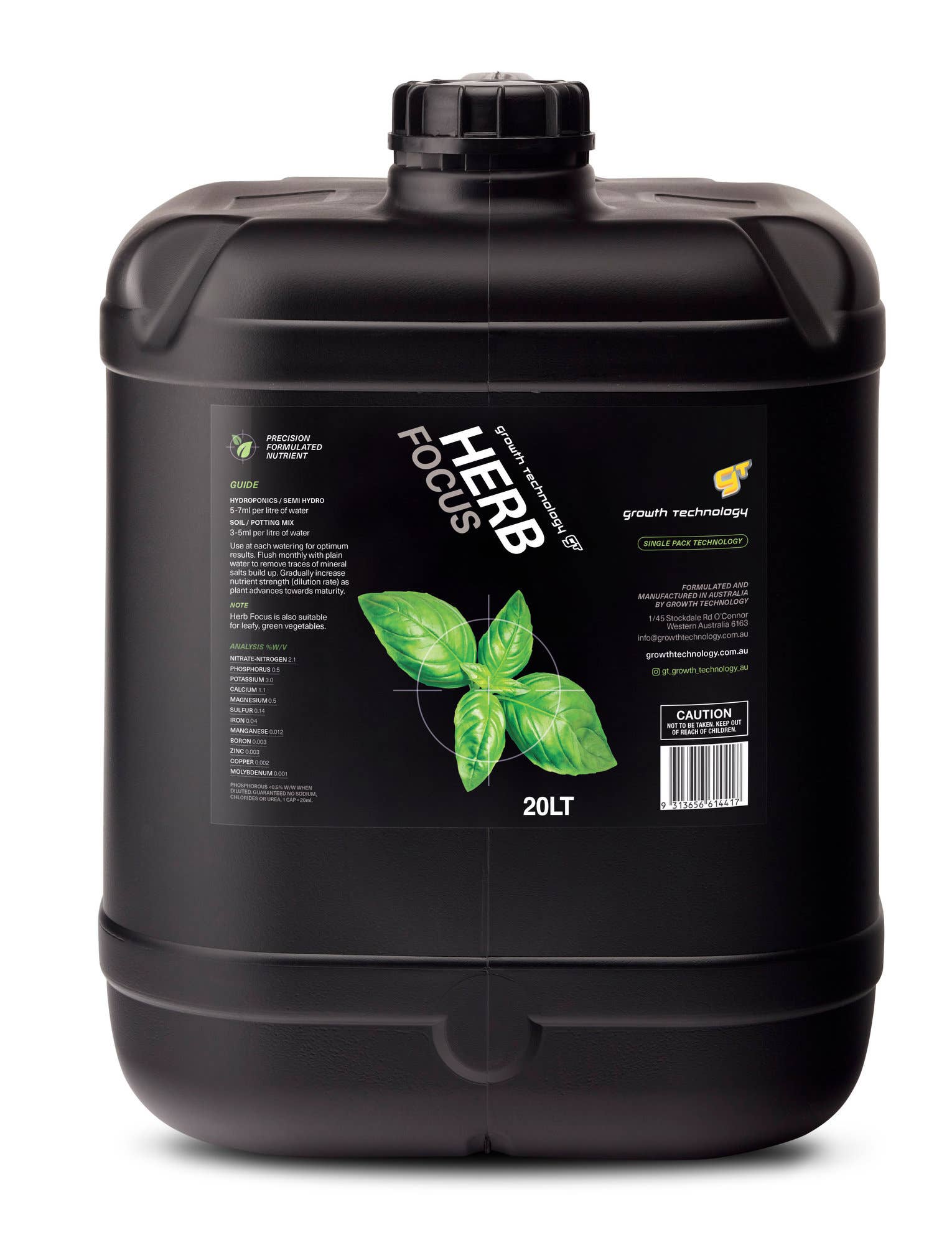 PlantHaul - Vendita all'ingrosso Fertilizzanti - Nutrienti per Piante Growth Technology GT Focus (Formato da 1 Litro)19