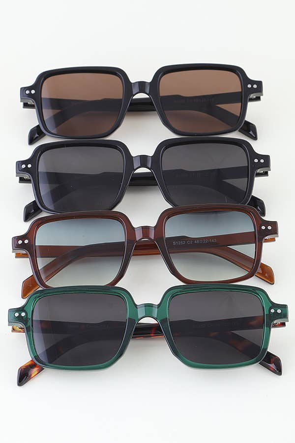 MIX Double Bolted Box Sunglasses for wholesale on Faire2