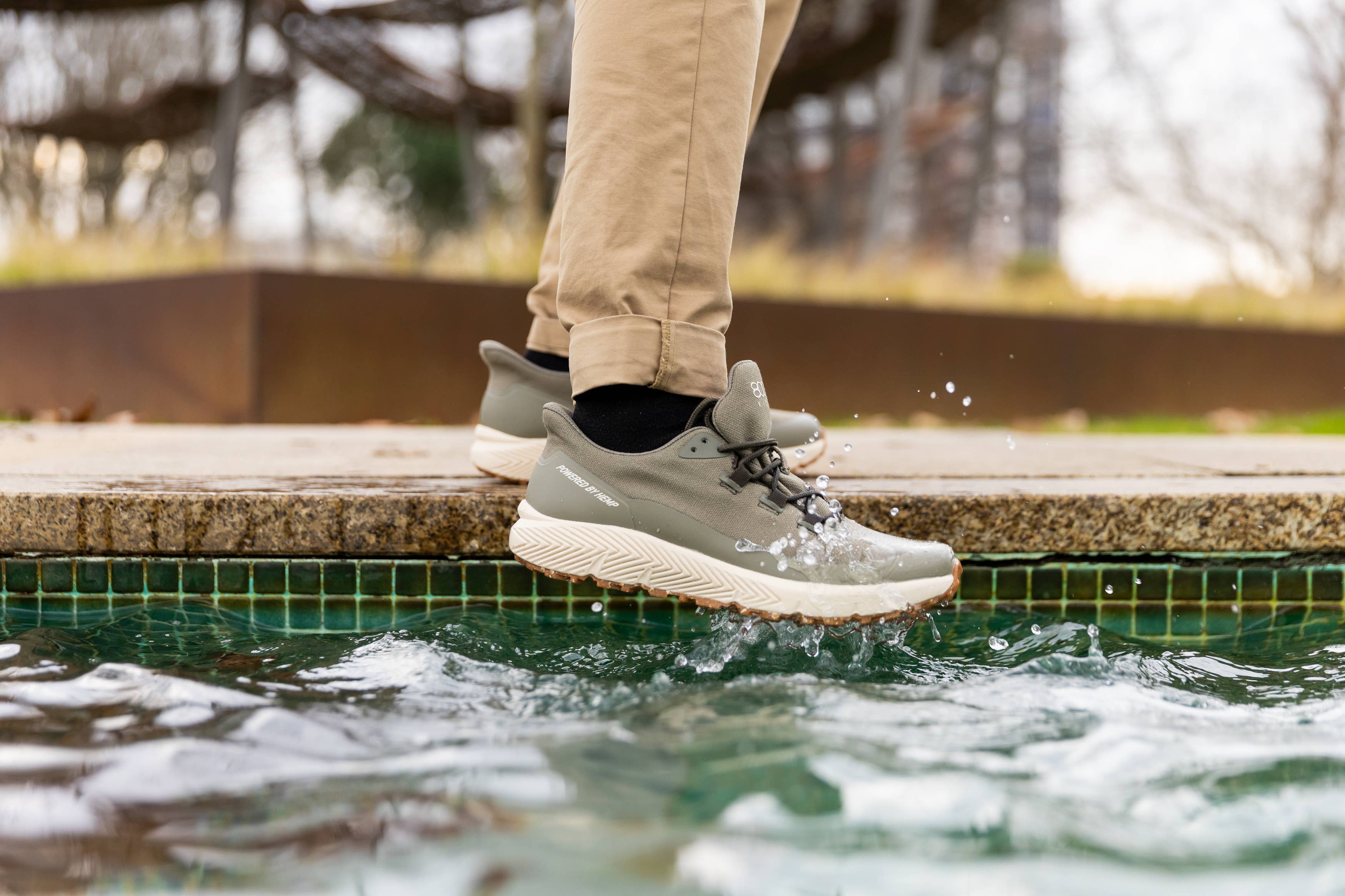 8000Kicks - Wholesale Lifestyle Sneakers - Men's - Hemp Trekker in Green1