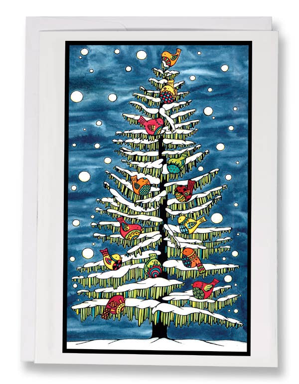 Sarah Angst Art - Wholesale Christmas Card - Packaged Cards 8-Pack: Best 5x7 Holiday Collection7