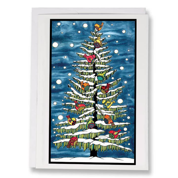 Sarah Angst Art - Wholesale Christmas Card - Packaged Cards 8-Pack: Best 5x7 Holiday Collection7