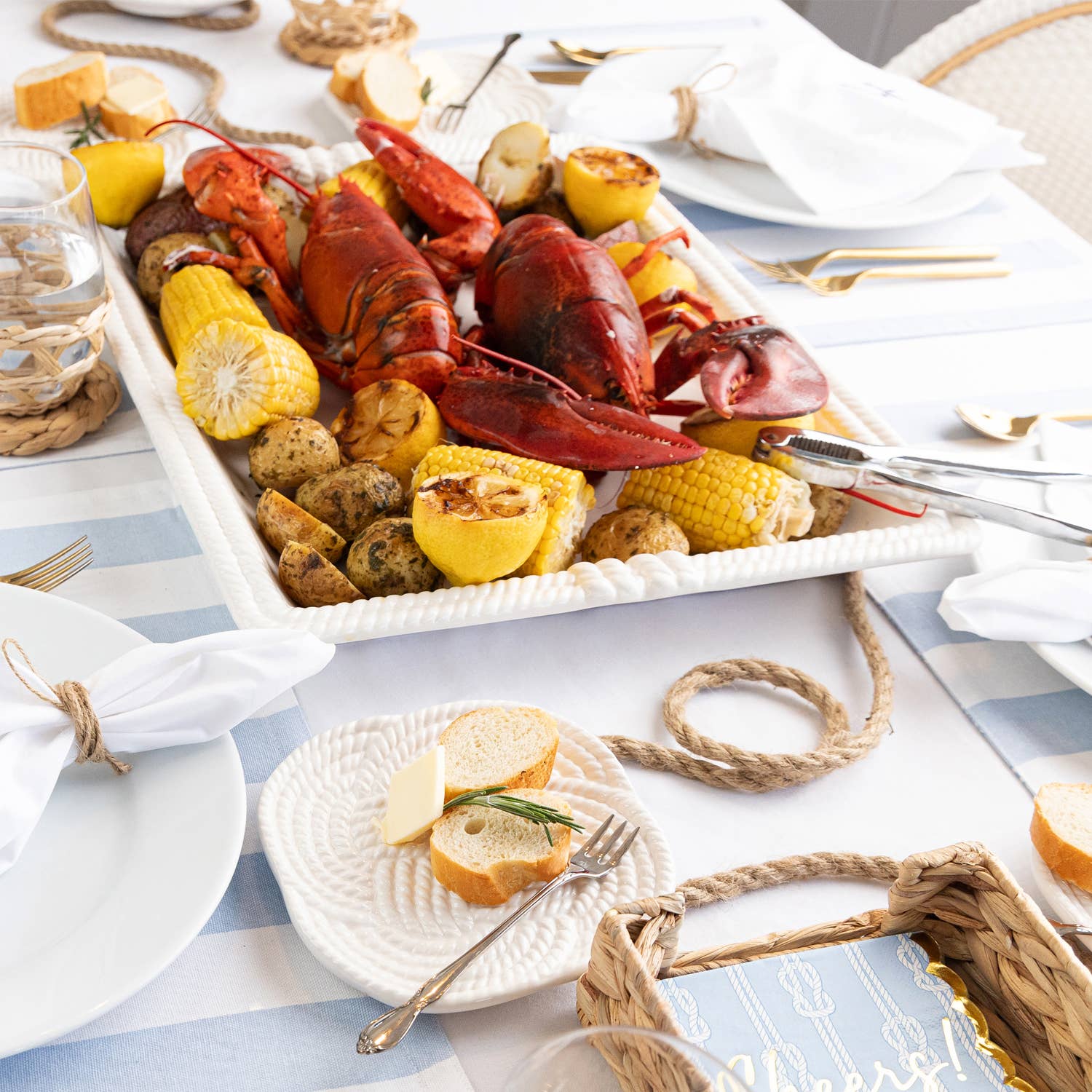 8 Oak Lane - Wholesale Schotel - Serveerschaal met touw3