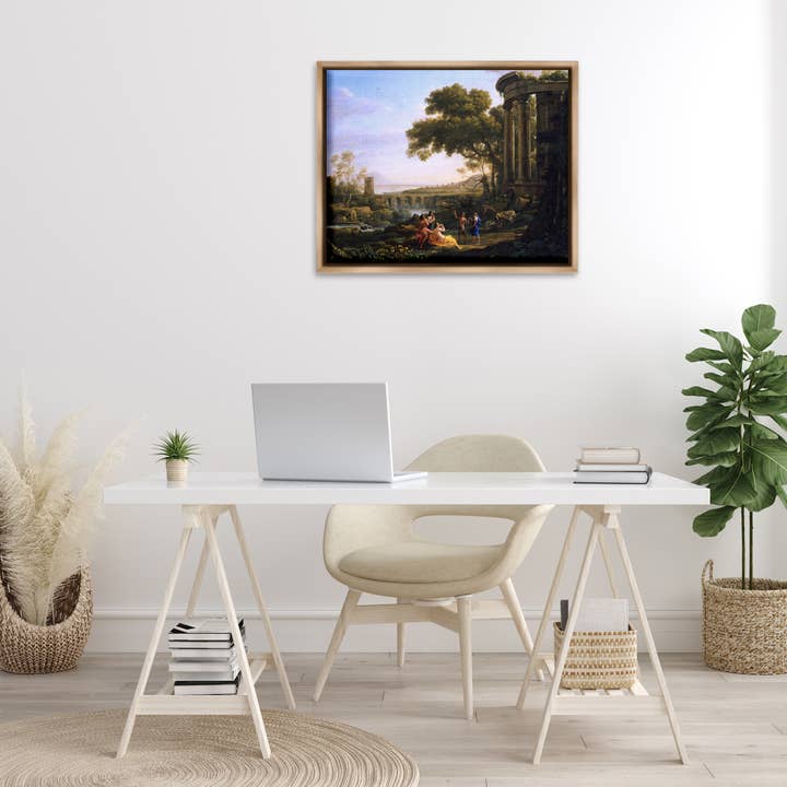 Stupell Industries - Wholesale Wall Decor - Kids & Baby - Classic Nymph & Satyr Dancing Floater Framed Art11