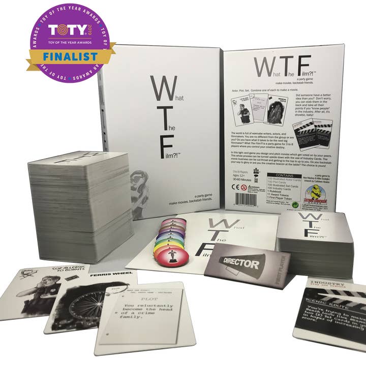 What The Film?! A party game. Make movies. Backstab friends. for wholesale by Lethal Chicken Games
