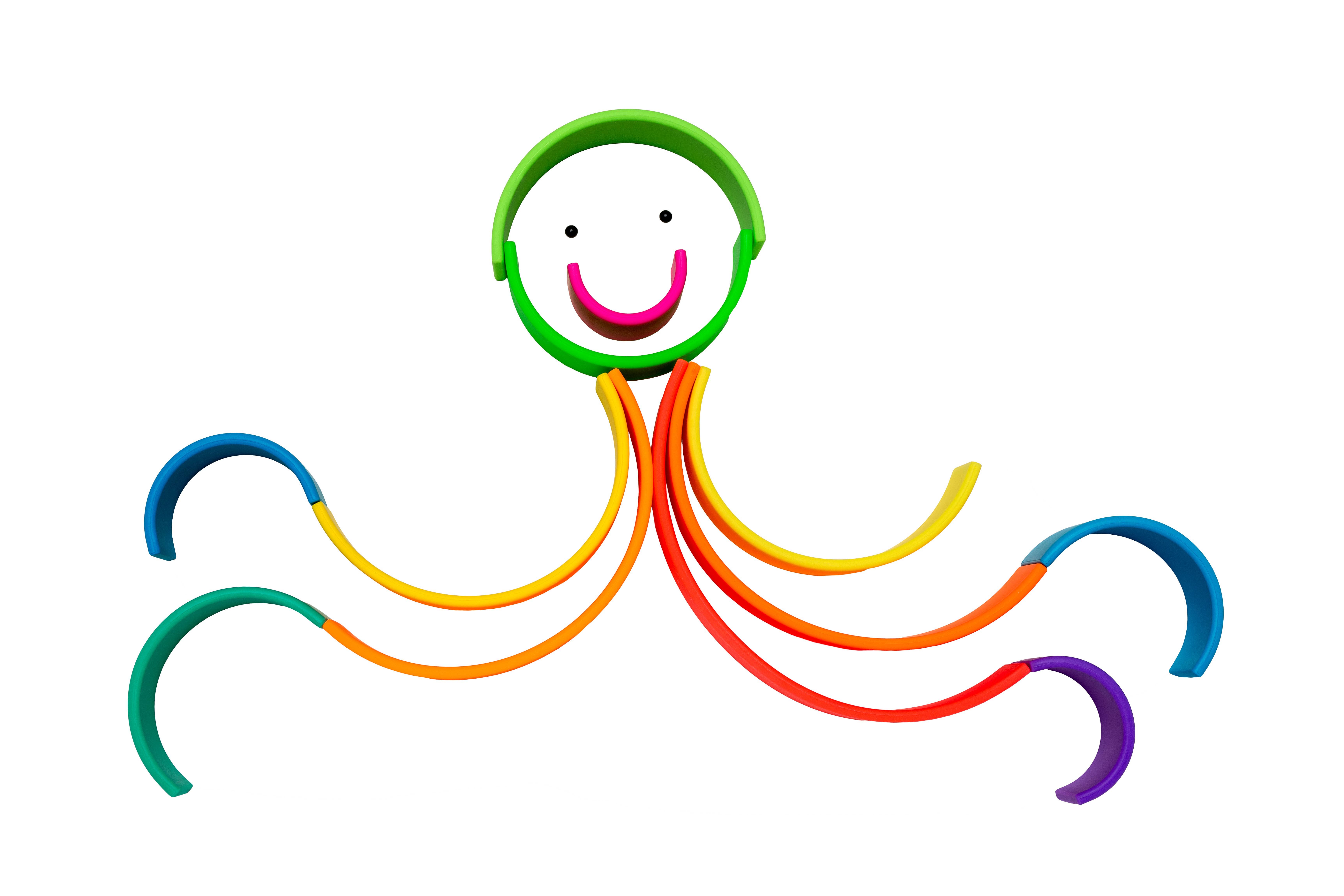 dëna - USA - Wholesale Classic Toy - Kids - Large Neon Rainbow Silicone Classic Toy for Kids7