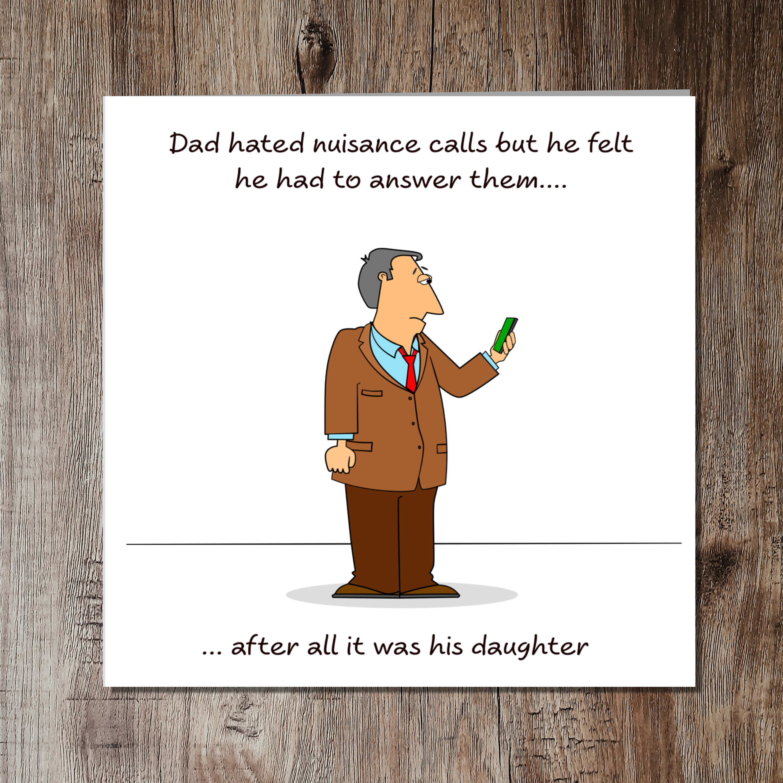 Swizzoo Cards - Vendita all'ingrosso Biglietti per la Festa del Papà - Divertente biglietto di auguri di compleanno per papà e festa del papà, da sua figlia, con scritta «Best Dad», umoristico e divertente2