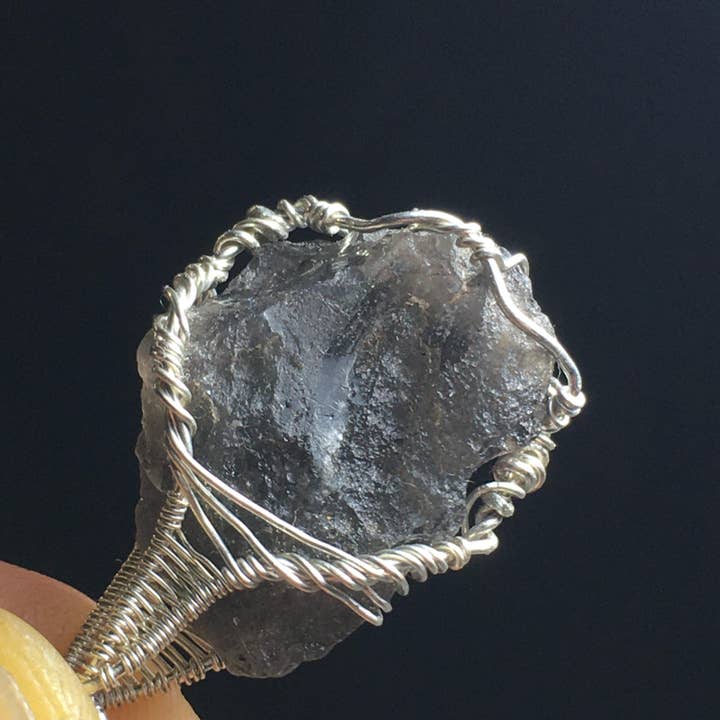 Wildheart Crystals - Wholesale Pendant/Charm Necklace - Tektite Meteorite and Silver Pendant8