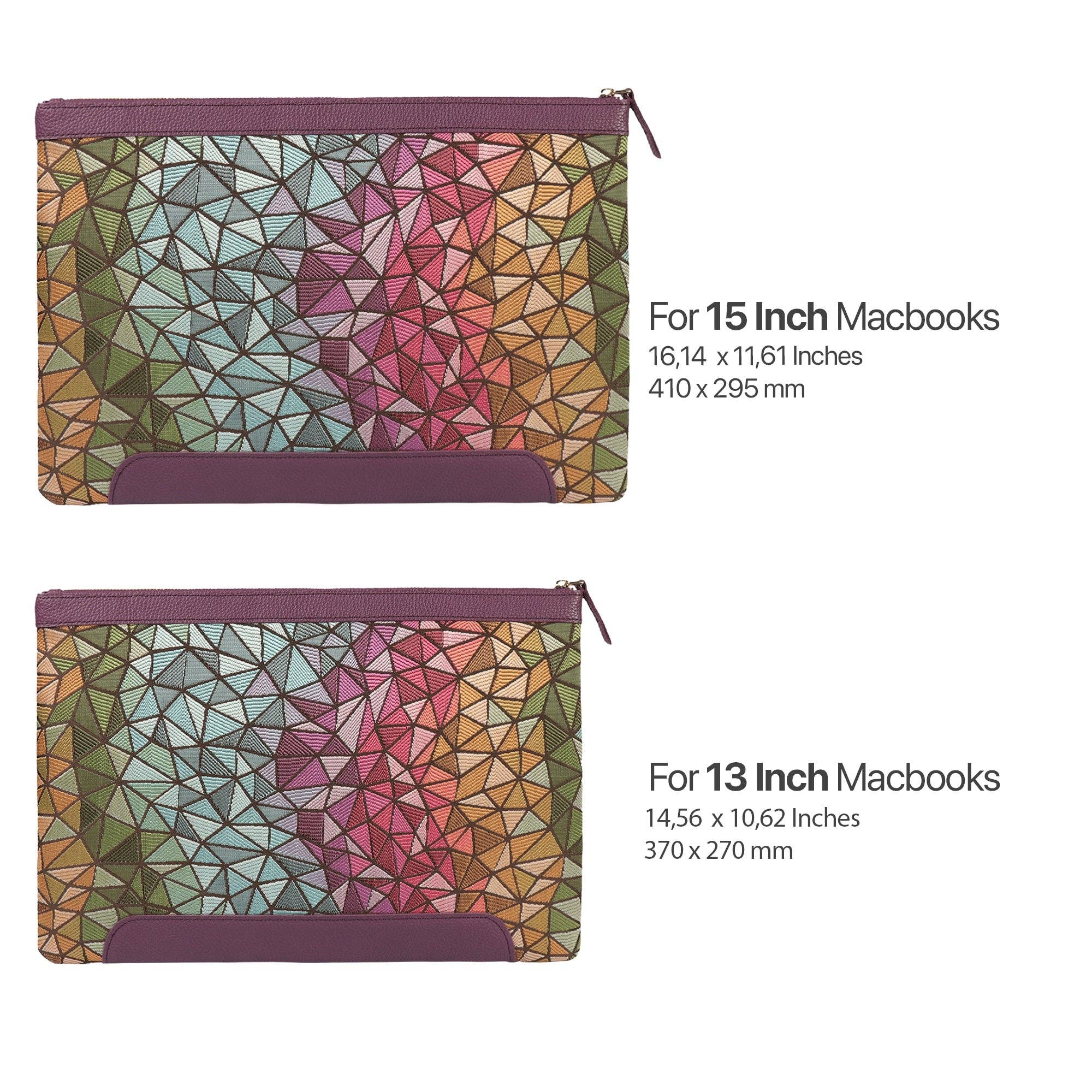 Londo - Wholesale Laptop/Tablet Case - Women's - Londo Personalized Top Grain Leather Laptop Bag Sleeve for MacBook Pro & Air - 16'', 15", 14'', 13.3'', M1 Pro Max, M2, M3, M4 - Designer Case16