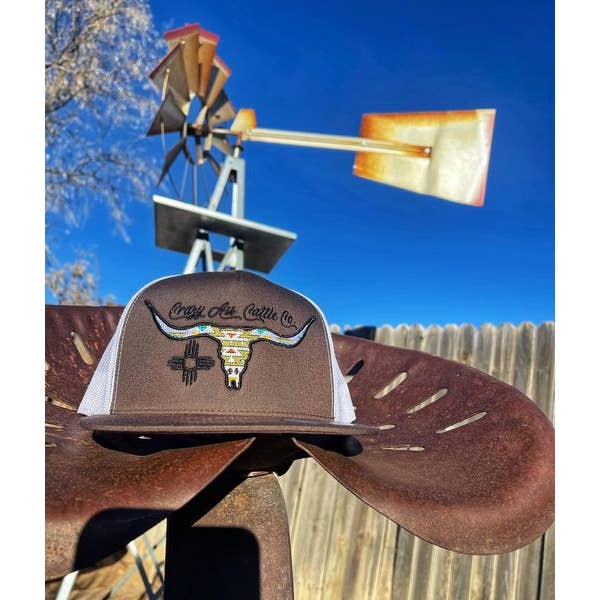 Buckin Barn Wholesale - Wholesale Trucker Hat - Unisex - Zia Crazy Ass Cattle hat