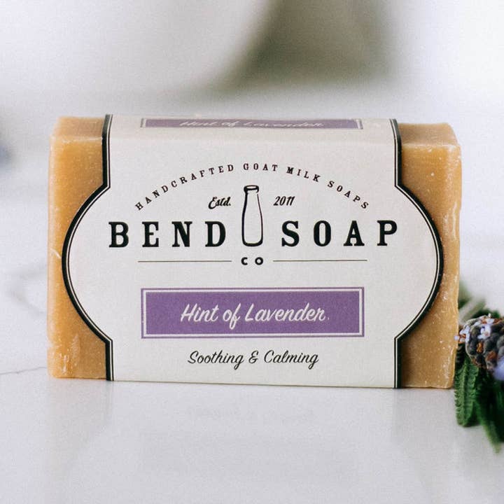 Savon au lait de chèvre lavande pour la vente par Bend Soap Company