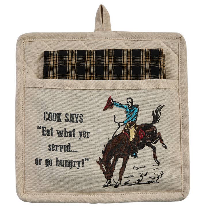 Triple "R" Pocket Potholder Set for wholesale by Park Designs