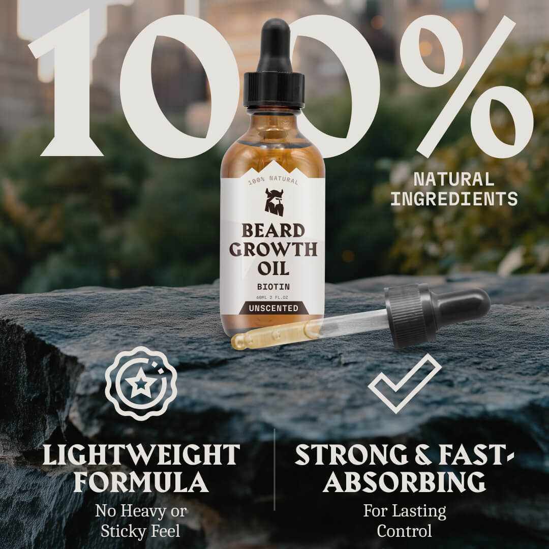 Striking Viking - Wholesale Baardstylingproduct - Baardgroeiolie Biotine voor Mannen - Geurloos6