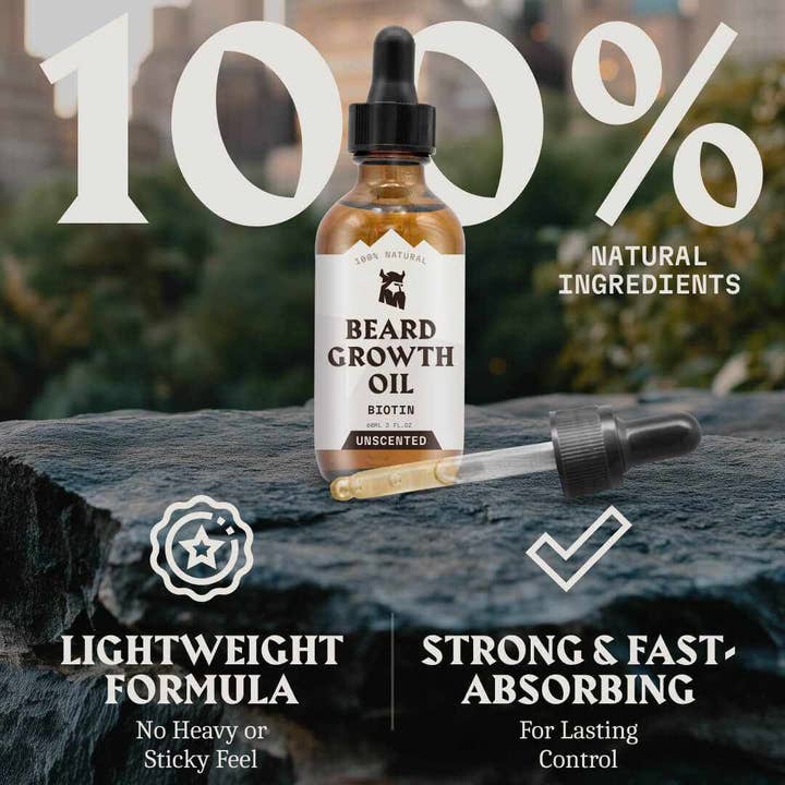 Striking Viking - Wholesale Baardstylingproduct - Baardgroeiolie Biotine voor Mannen - Geurloos6