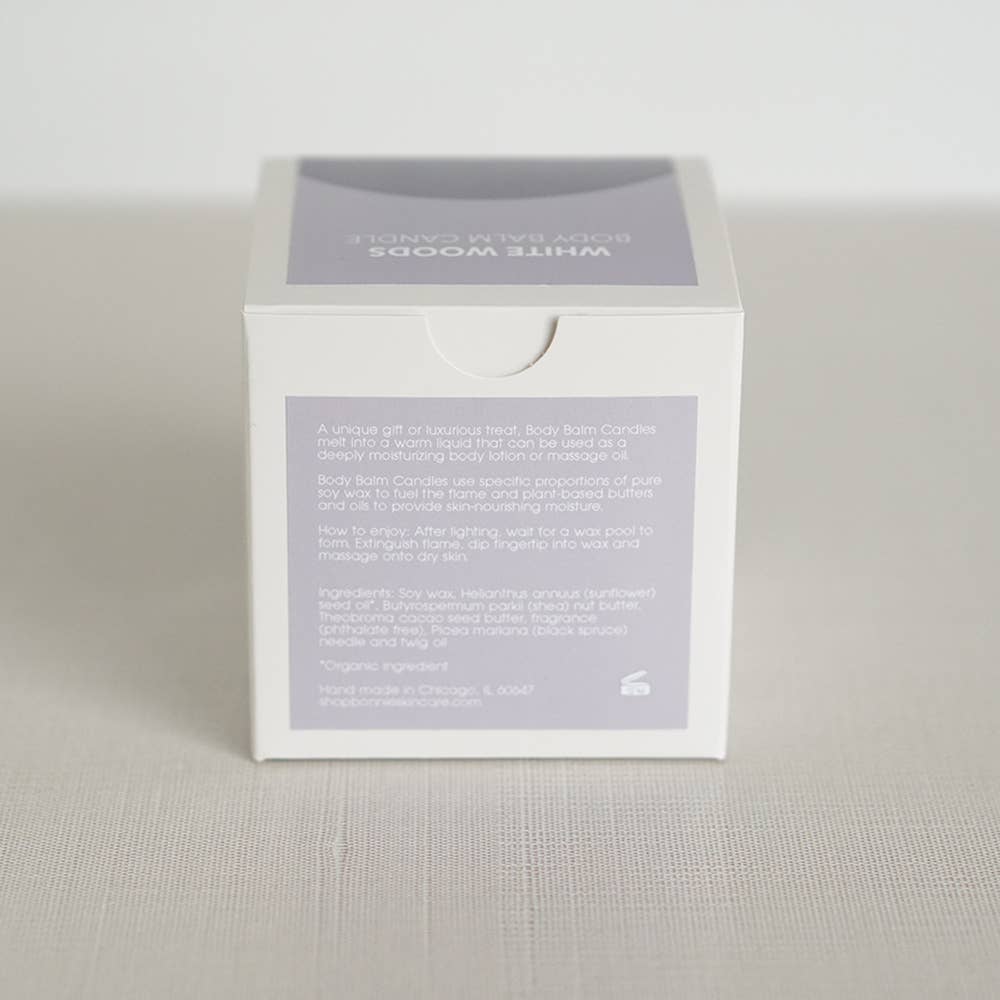 Bonnie Skincare - Wholesale Jar/Filled Candle - Body Balm Candle / Oakmoss & Rose (60 g) Lotion Candle3