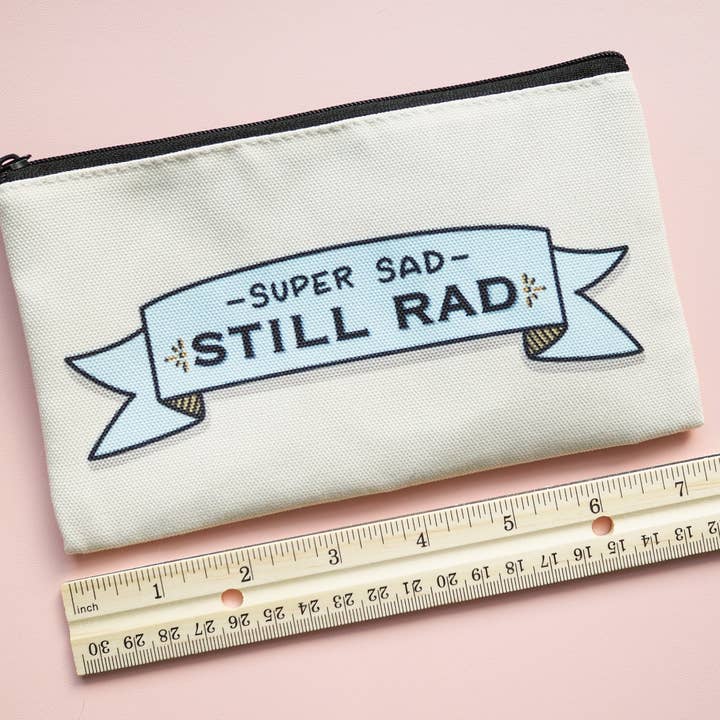 The Harpy Otter Co - Wholesale Pouch - Women's - Super Sad Still Rad Canvas Pouch1