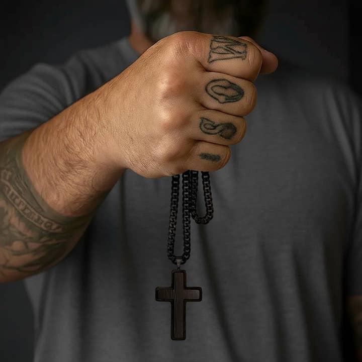 The Hero Company - Wholesale Pendant/Charm Necklace - Never Forgotten Legacy Urn Cross Necklace - Helps Pair Veterans With A Service Dog Or Shelter Dog -Faire8