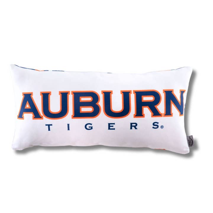 Auburn University Lumbar Bed Pillow - Licensed College Decor for wholesale by Campus Hammocks