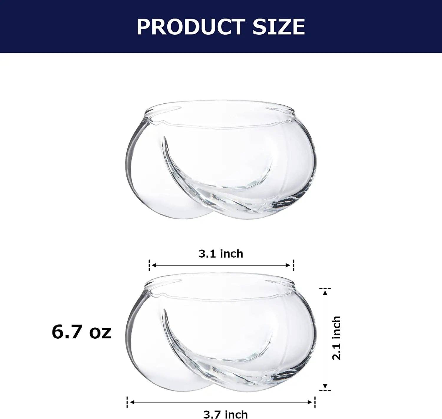 The Wine Savant /  Khen Glassware - Wholesale Cocktail/Liquor Glass - Penis Deez Nuts Drinking Wine & Whiskey Glasses, Set of 25