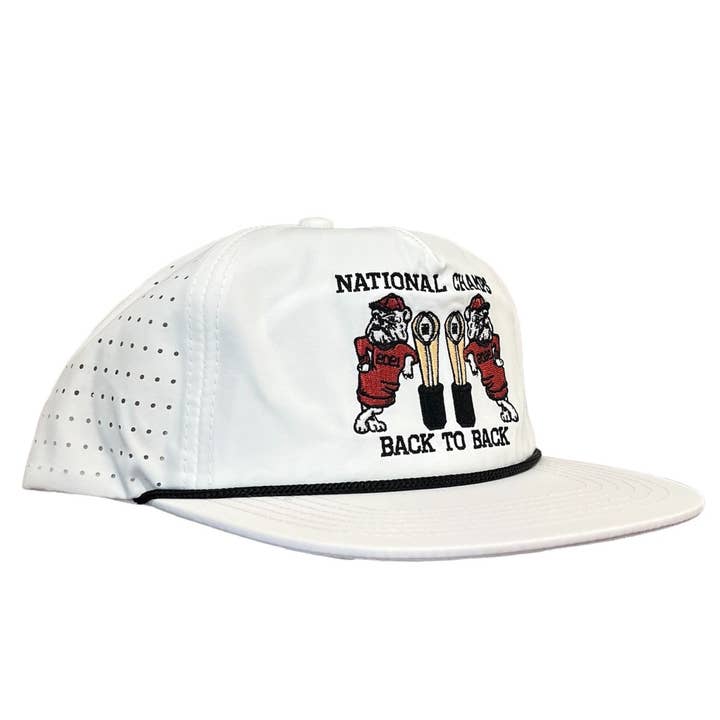 Bear Hug Outfitters - Wholesale Baseball Cap - Unisex - Hat - UGA Back to Back Champs1