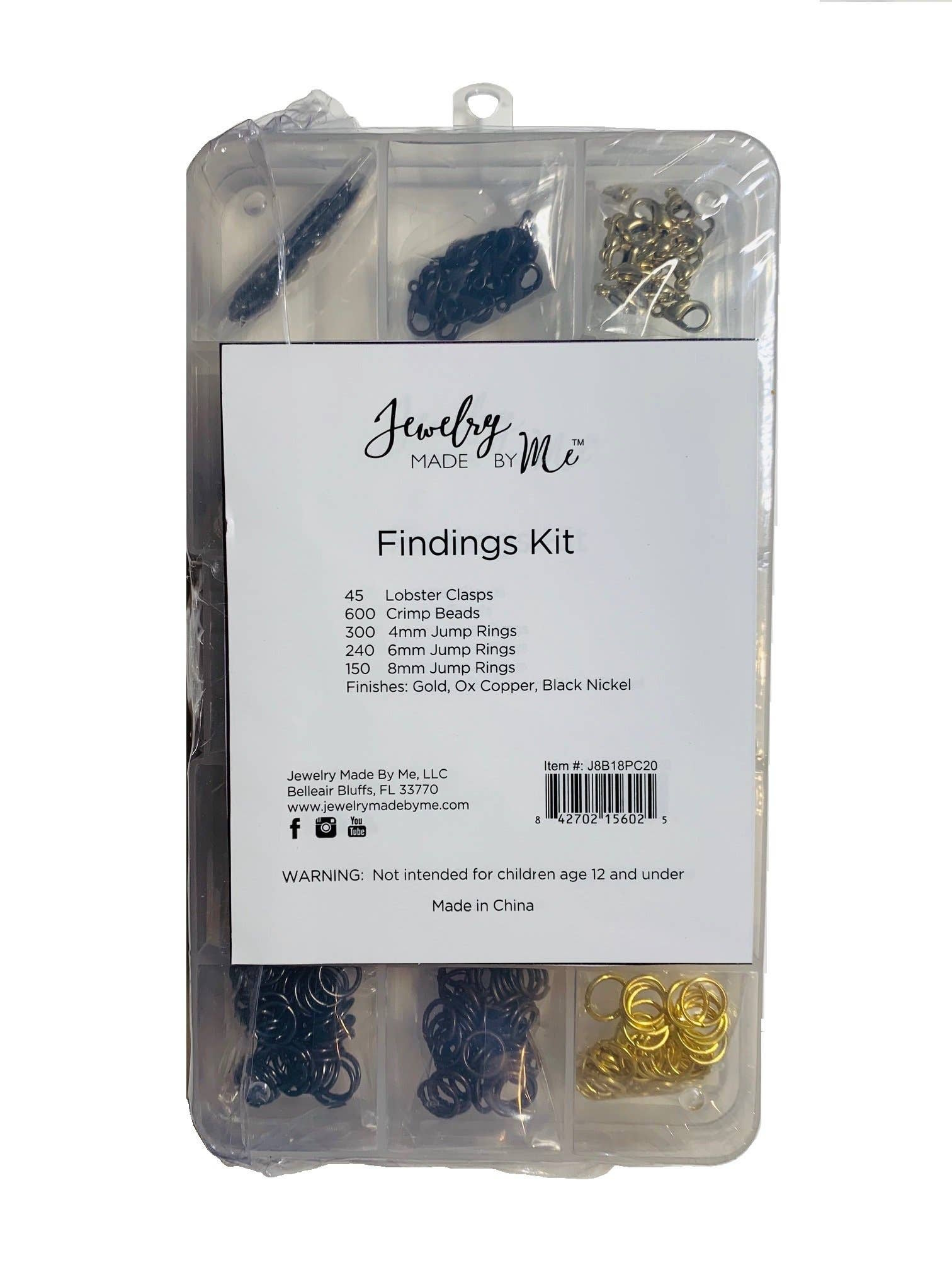 Jewelry Made by Me - Wholesale DIY Craft Kit - Findings Kit 1335 pieces3