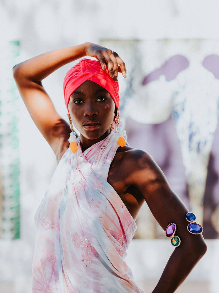 Pailletten sarong - dolly mengkleuren 15 voor wholesale door Ollie Burwell