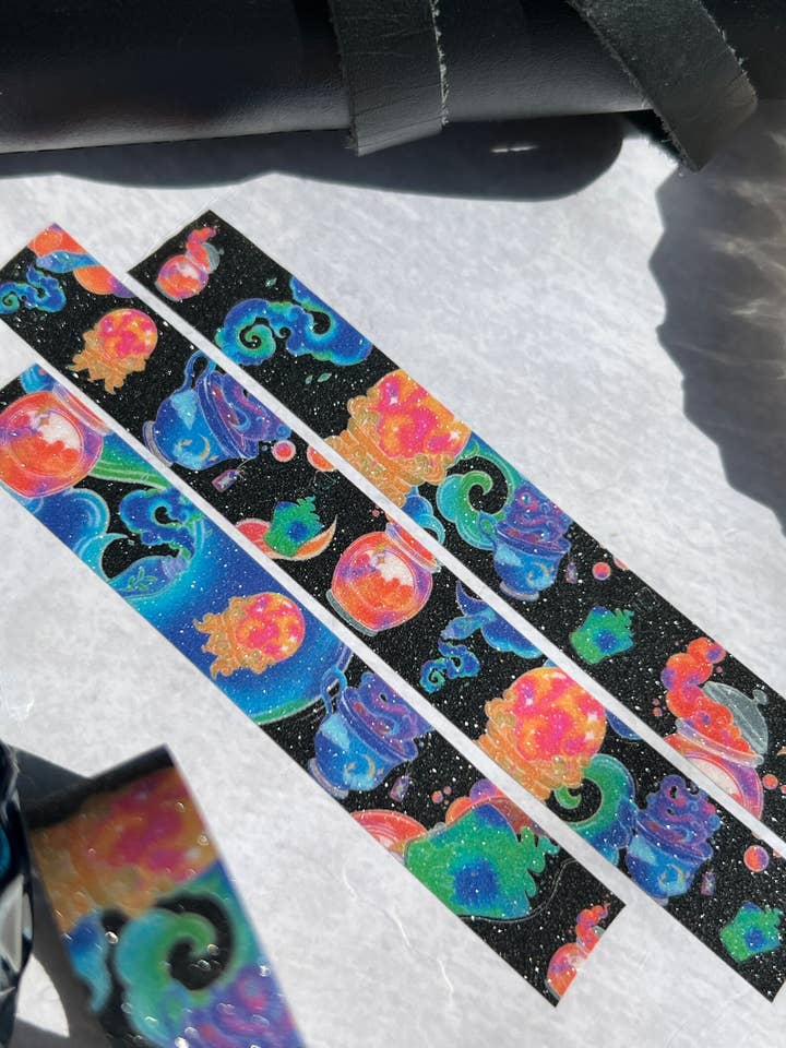 Potions Glitter Washi Tape, Celestial Washi Tape for wholesale by Arch Michael