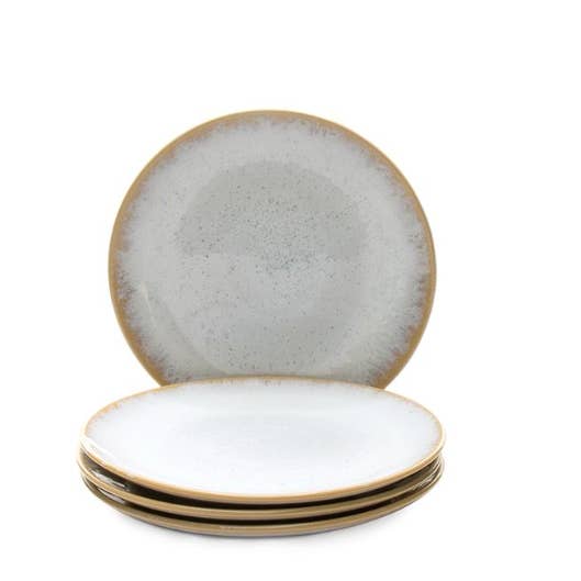 Machado GmbH - Vendita all'ingrosso Piatti da insalata - Piatto da insalata in ceramica Amazonia bianco | Portogallo