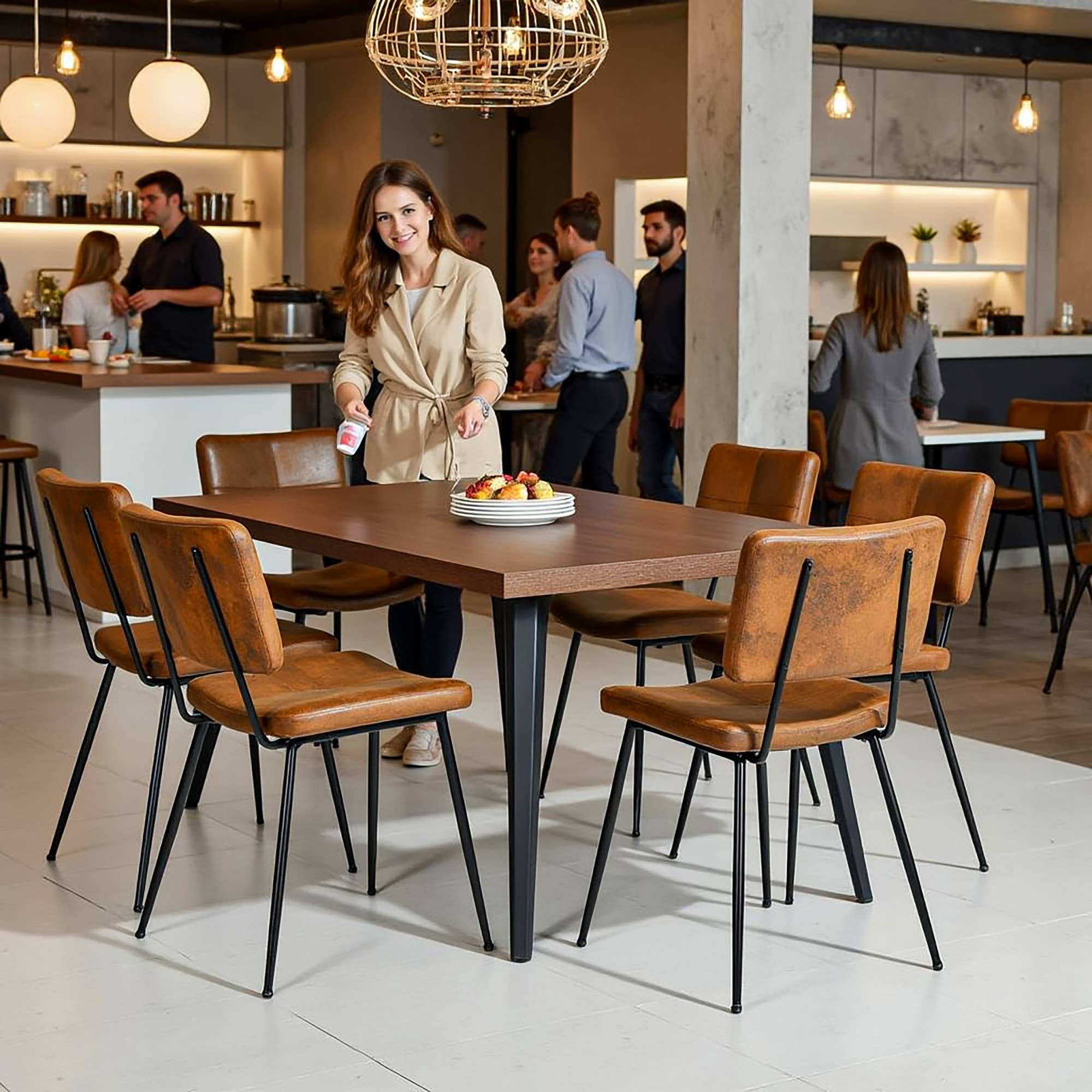 39F Inc. - Vente Chaises - Chaise de conférence en suède Karomi pour événements7