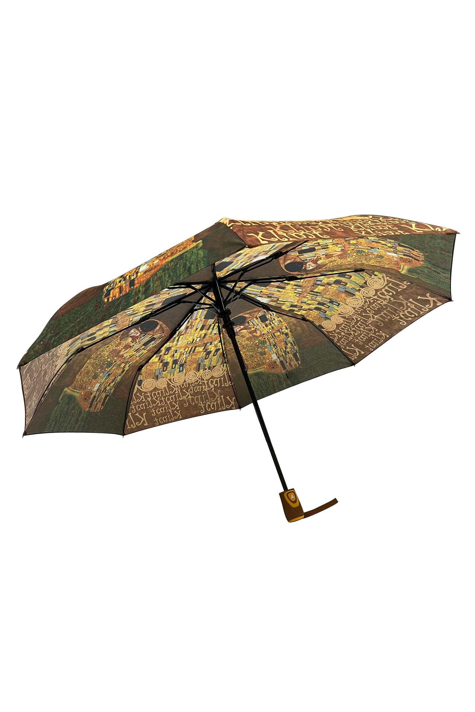 Fashion Scarf World - Wholesale Umbrella - Women's - Klimt The Kiss Print Umbrella (Short)3