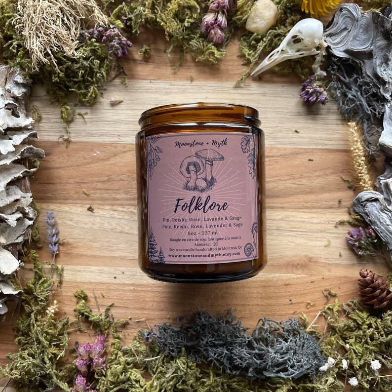 Moonstone and Myth – Engroshandel Glaslys – Folklore duftlys med 100 % sojavoks2