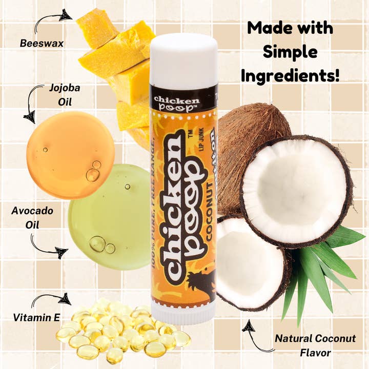 Chicken Poop - Wholesale Lip Balm - Chicken Poop® Lip Balm - All Natural ASSORTED Fish Bowl7