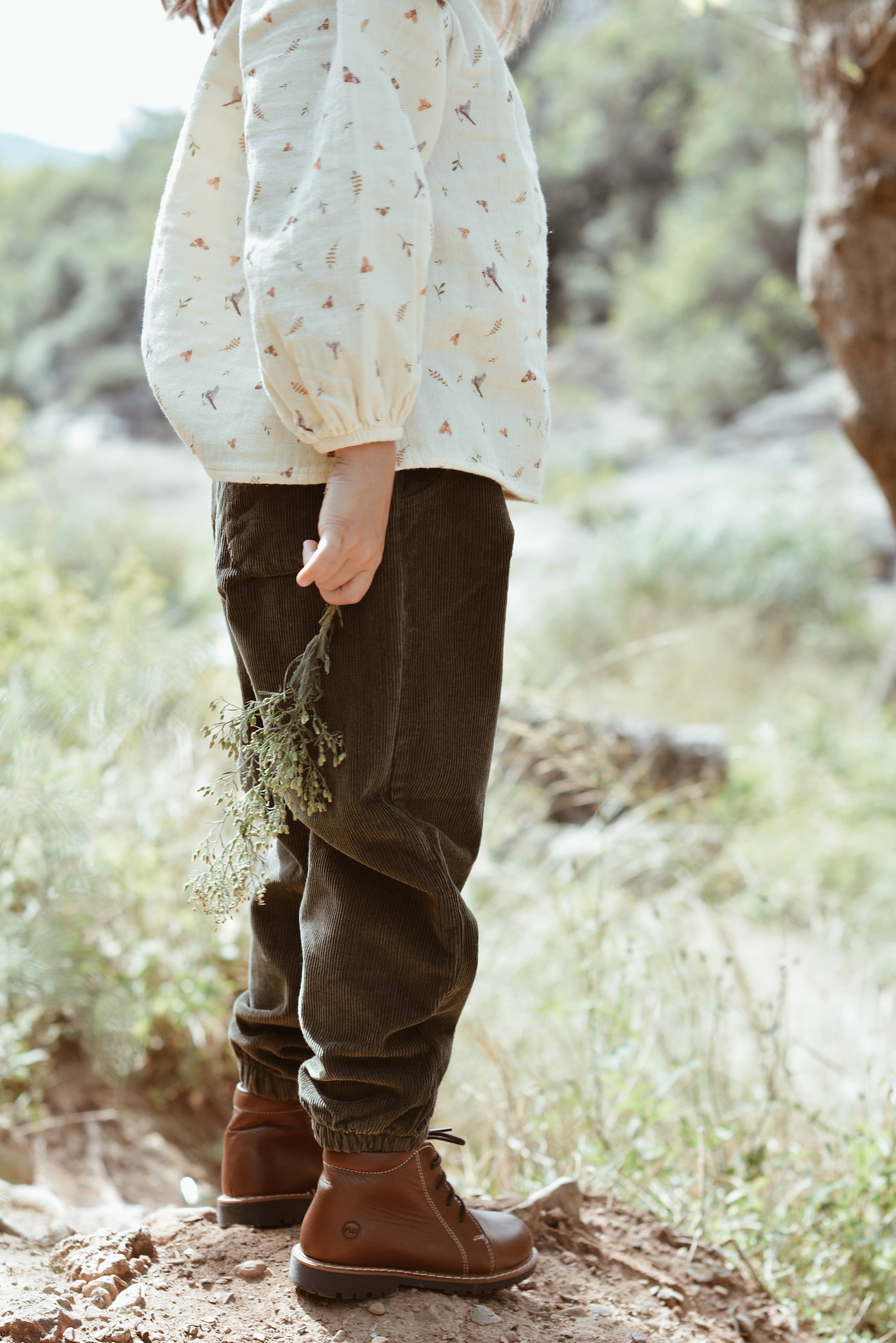 Eli & Nev (we cover U.S. import duties) - Vendita all'ingrosso Maglietta - Bambini - Blusa in mussola di cotone 100% con motivo uccelli e fiori per bambina6