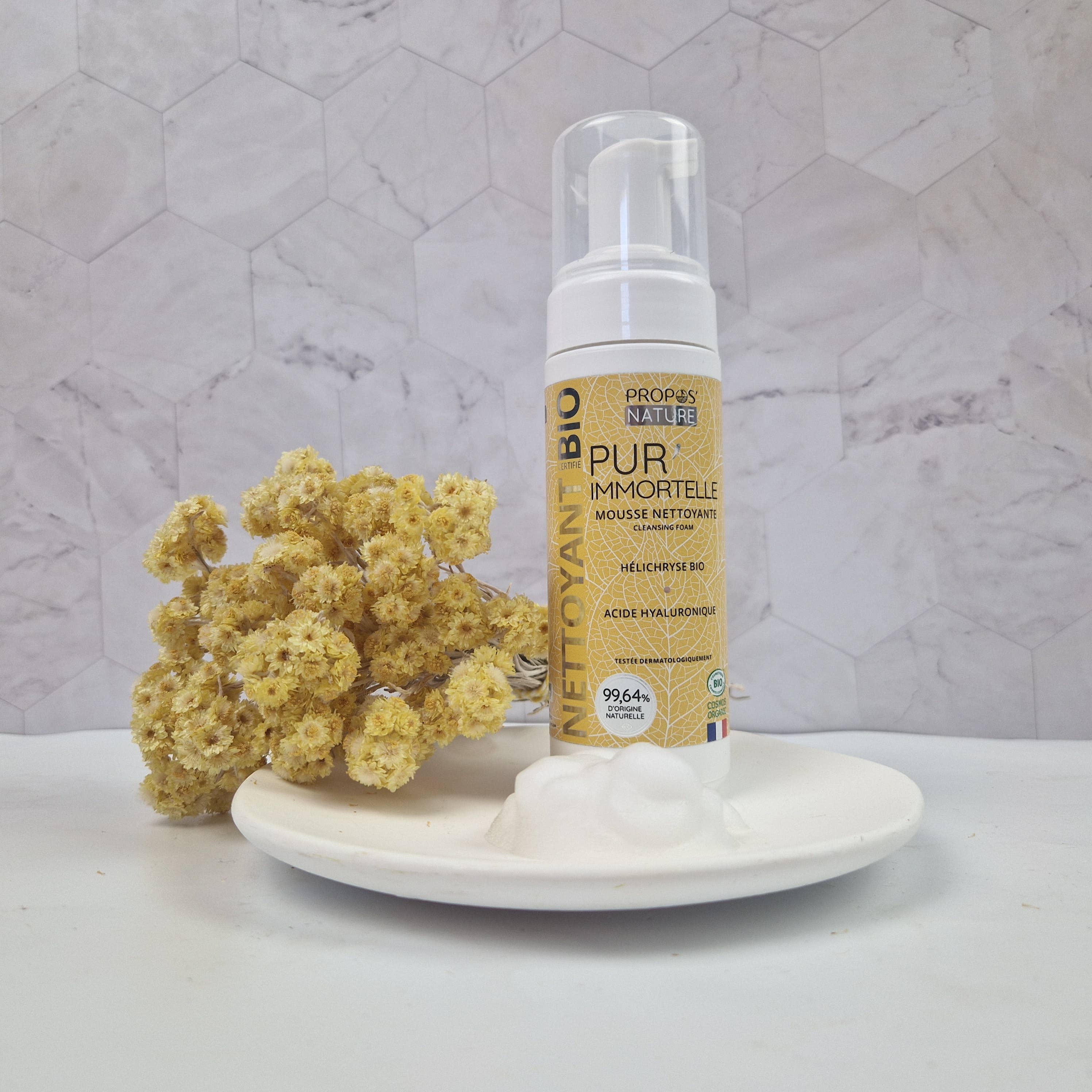 Propos'Nature - Wholesale Facial Cleanser - Pur'immortelle Organic Cleansing Foam - Makeup Remover - 150ml2