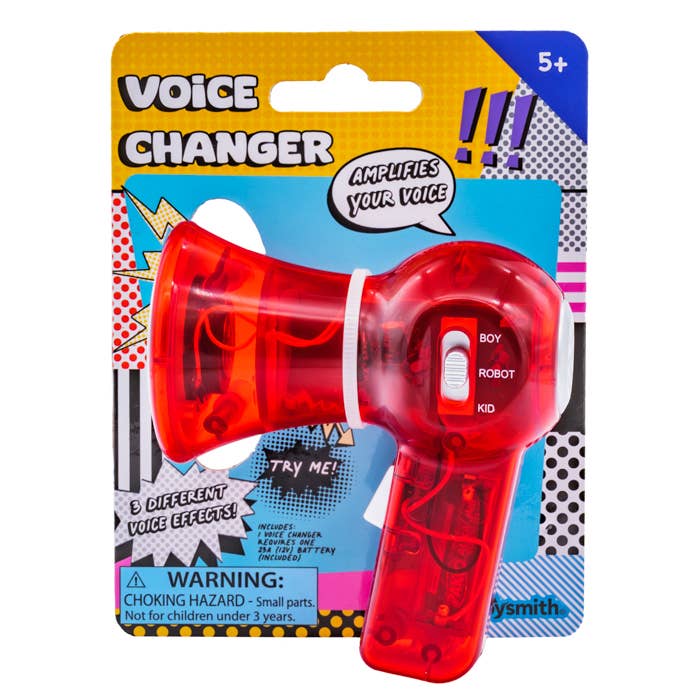 Toysmith - Wholesale Electronic Toy - Kids & Baby - 3.25" Mini Voice Changer, Colors Vary, Amplifier, Megaphone3
