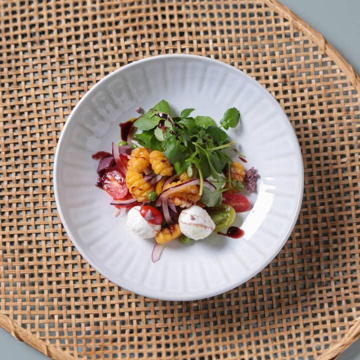 Porto Brasil - Wholesale Salad Plate - Coup Stoneware Aurora Salad Bowl, 20.3 Oz