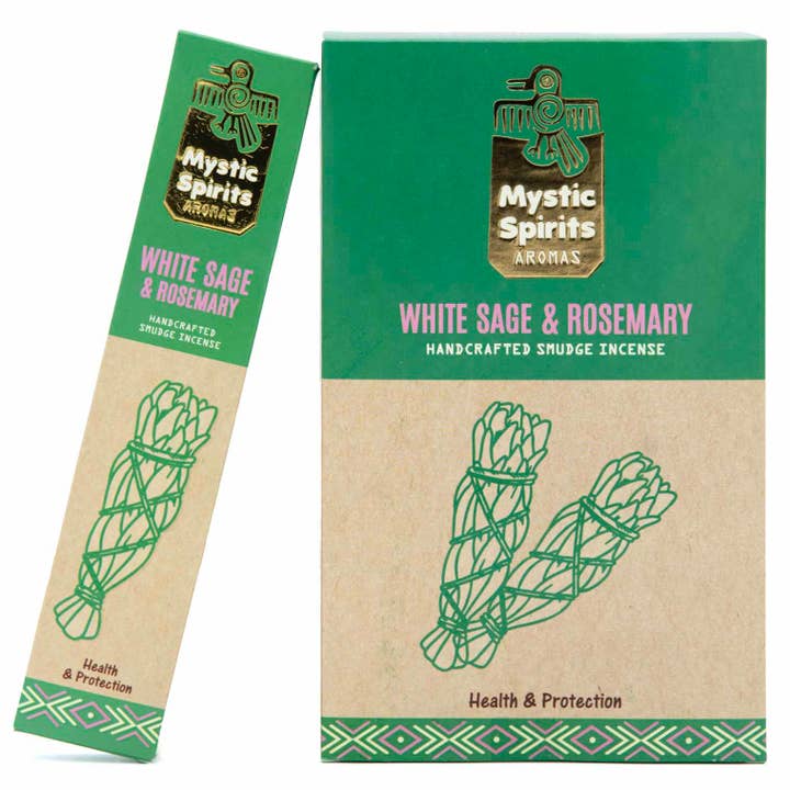 White Sage and Rosemary Mystic Spirits Incense for wholesale by Siesta