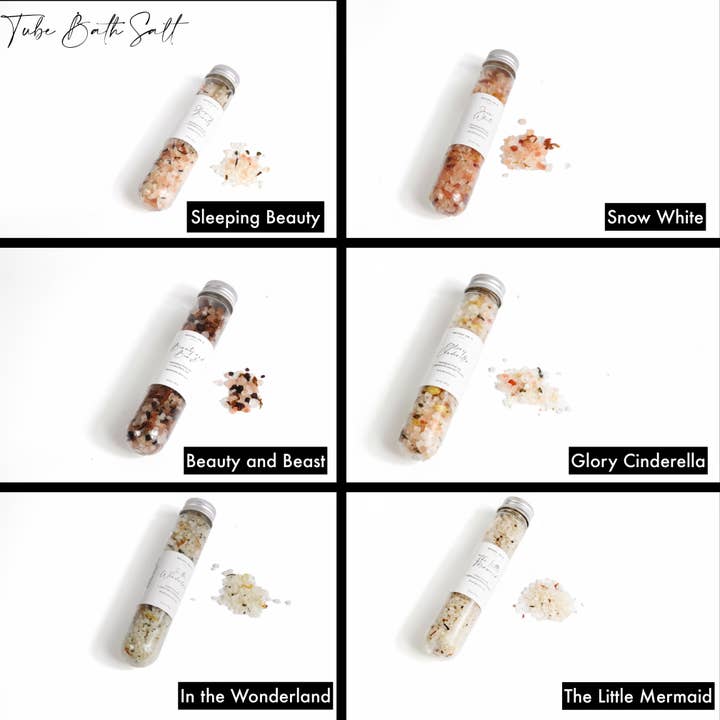 Natural Amor LLC - Wholesale Bath Salts - Natural Bath Salt in Tube 3.5oz with Natural Ingredients