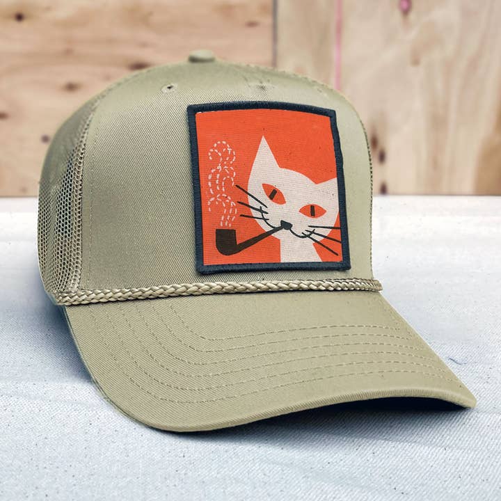 backerton - Wholesale Trucker Hat - Unisex - Cat Pipe - Stanley Trucker Hat8