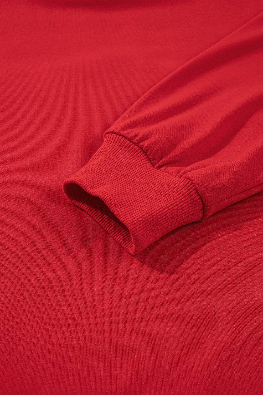 Fiery Red Christmas Merry Script Holiday Sweatshirt for wholesale on Faire3