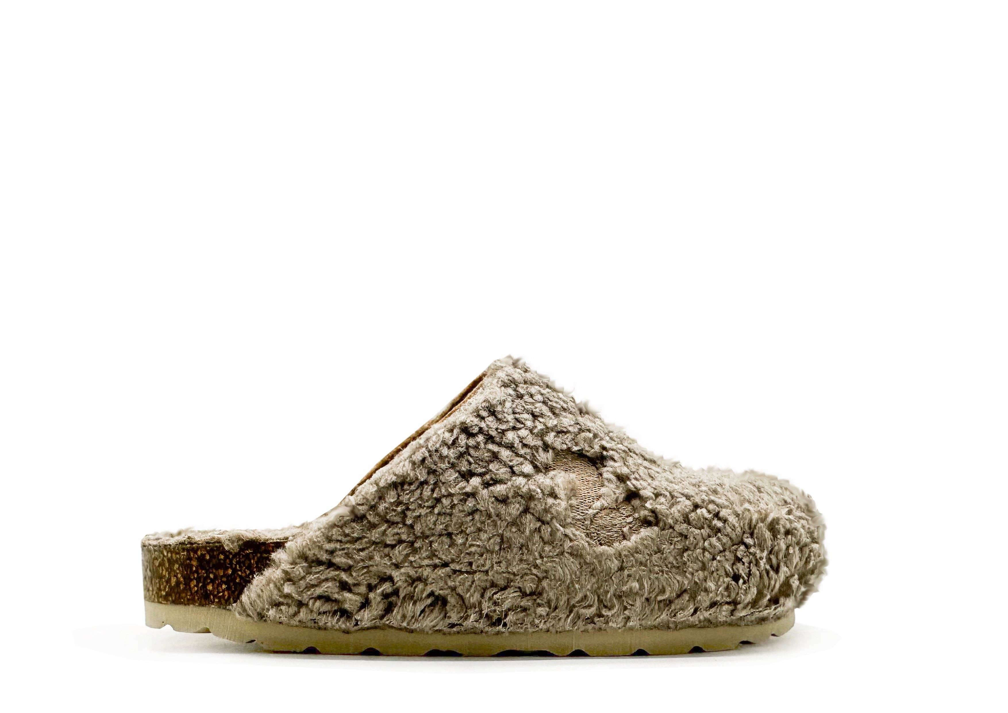 thies - Wholesale Slippers - Kids - thies 1856 ® Kids Organic Teddy Clog taupe0