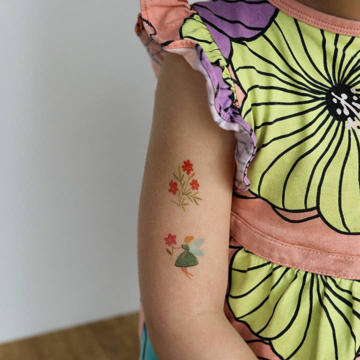 Saint Tattoos - Vente Tatouage temporaire – enfant - Tatouages Temporaires Fées de Jardin3