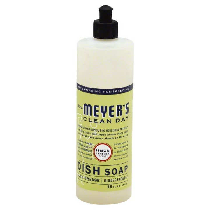 Mrs Meyers Lemon Verbena Scent Dish Soap, 16 Oz for wholesale by KeHE Distributors, LLC