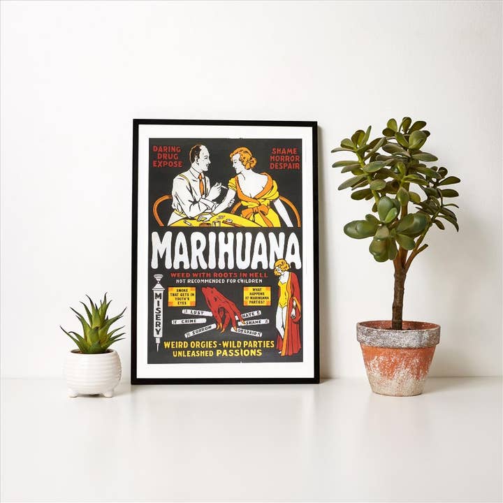Found Image Press - Wholesale Art Print - Art Print PO-304 Anti-Marijuana Campaign1
