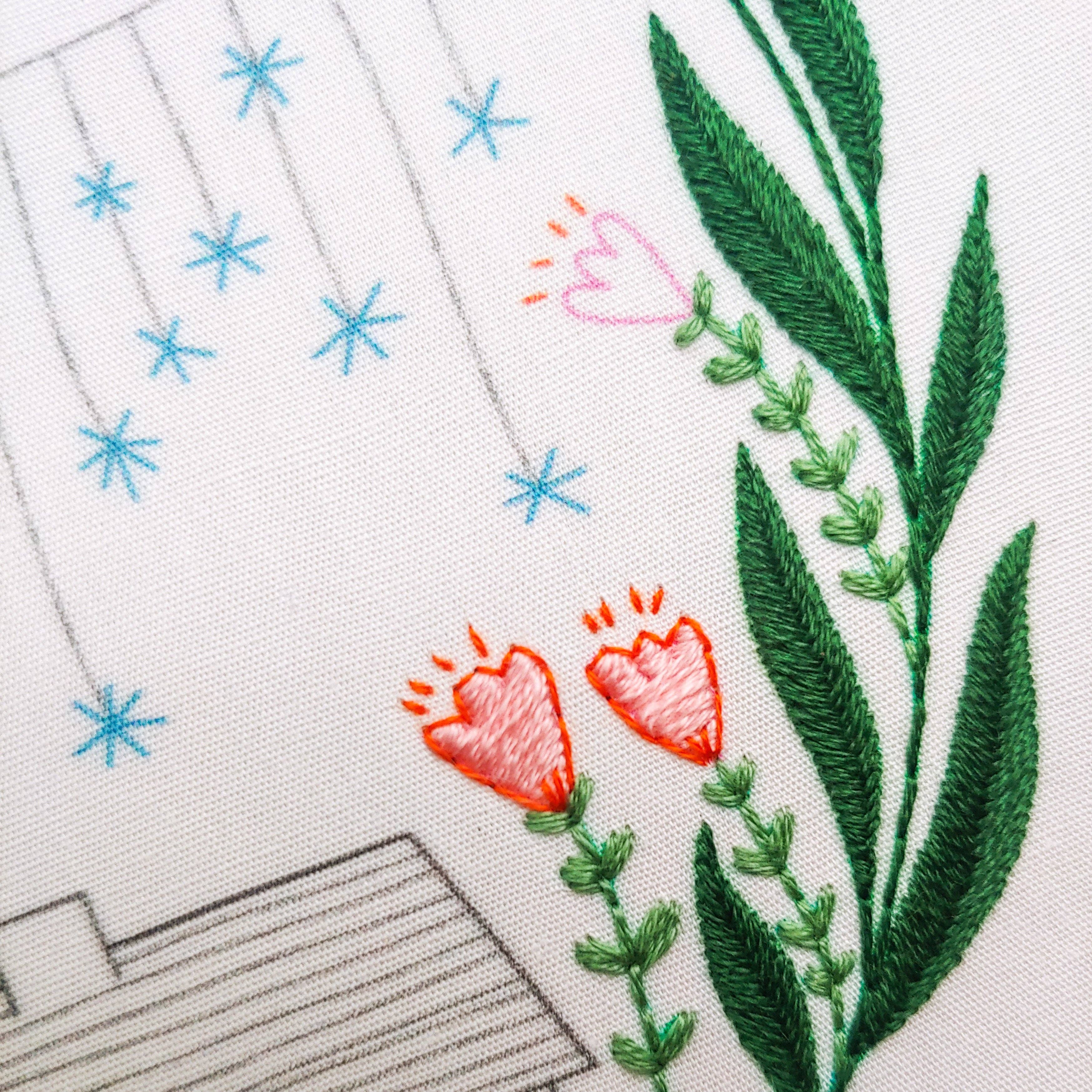 cozyblue handmade - Wholesale Embroidery/Cross Stitch Supplies - golden slumbers embroidery kit6