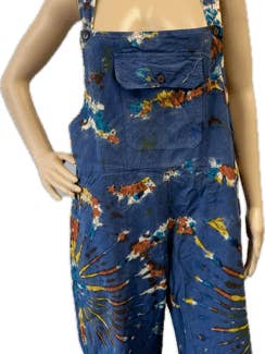 Tie Dye Cotton Overall for wholesale by Magic Touch Corp