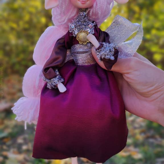 alle regnbuens farver Julefe elvedukke med øjne og ører – pynt og legetøj for engroshandel på Faire2